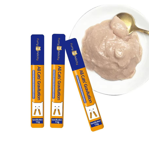 OEM ODM Organic Cat Snack Strips 15g Highly Digestible and Delicious Multi-Flavors Meat Safe for Furry Friends